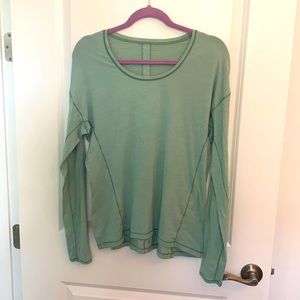 Lululemon Green Long Sleeve Shirt